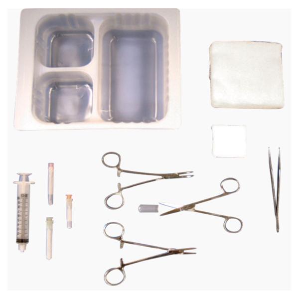 Tray Laceration With Cloth OR Towels/Syringe LF Sterile Each